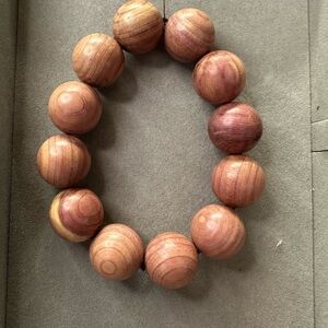 Natural Blood cypress 20 mm Bead Bracelet for lucky and healthy